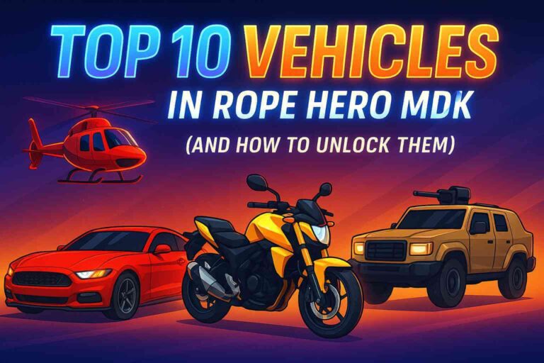 Top Vehicles in Rope Hero Mod APK and How to Unlock 2025 Top Vehicles in Rope Hero Mod APK and How to Unlock 2025