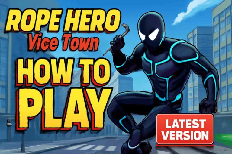 Rope Hero Vice Town Mod APK 2025: New Features & Guide latest version of rope hero and how ro play it